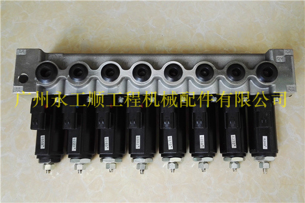 kobelco神钢sk210-8电磁阀总成 yn35v00047f1